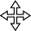 four way arrow cursor