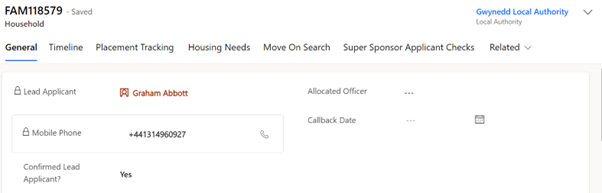 Individual sponsor applicant checks
