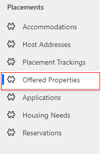 Screenshot of tab list, with offered properties highlighted